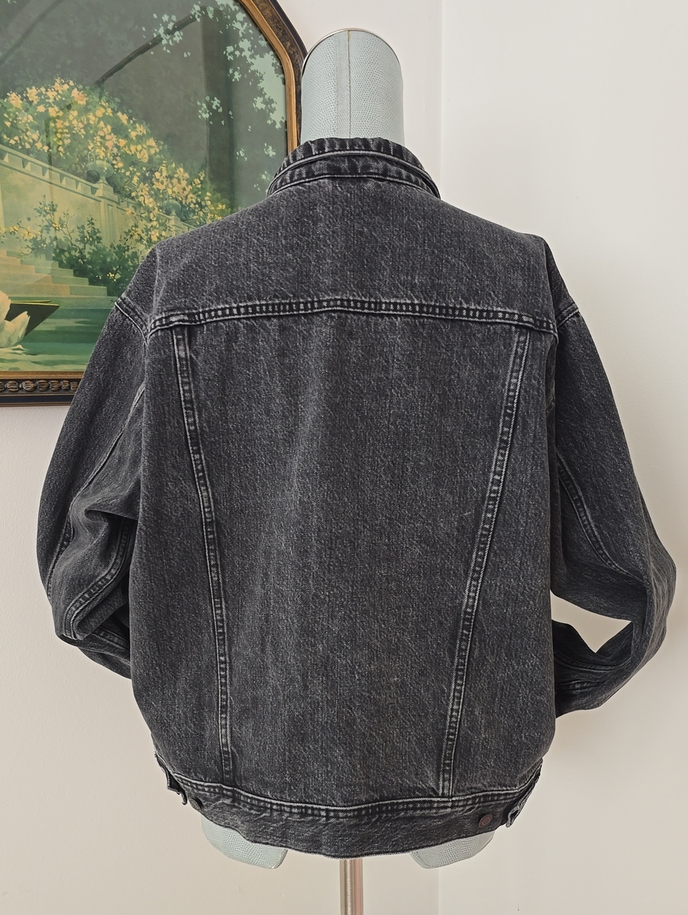 Everlane | Washed Black Denim Jacket - Picture 5 of 7